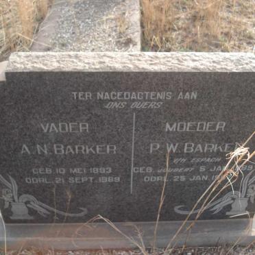 BARKER A.N. 1893-1969 &amp; P.W. ESPACH 1889-19?7