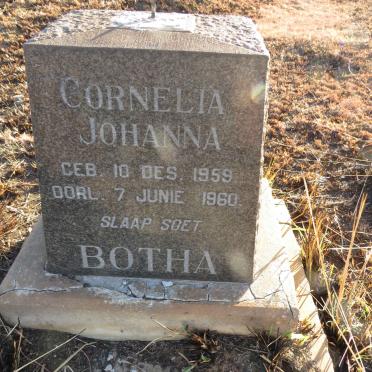 BOTHA Cornelia Johanna 1959-1960