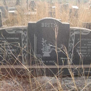 BRITS Roedolf Johannes 1888-1976 &amp; Johanna Petronella VISAGIE 1891-19??