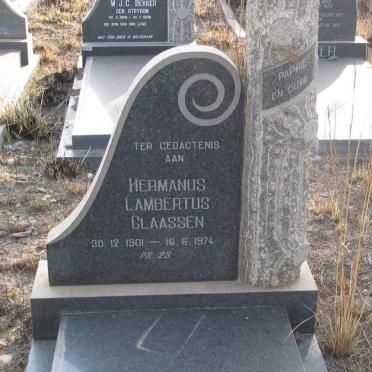 CLAASSEN Hermanus Lambertus 1901-1974