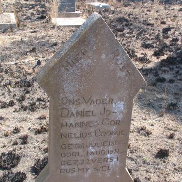 CRONJE Daniel Johannes Cornelius 1864-1931