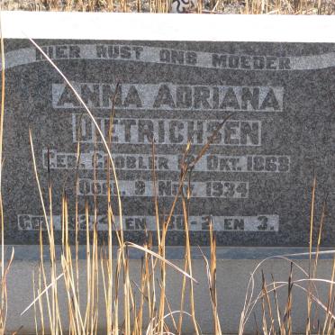 DIETRICHSEN Anna Adriana nee GROBLER 1868-1934