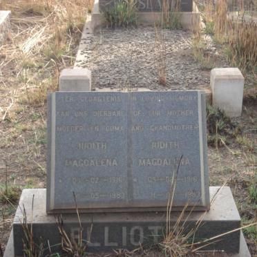 ELLIOT Judith Magdalena 1916-1983