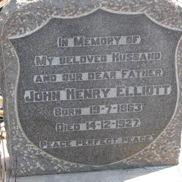 ELLIOT John Henry 1863-1927 