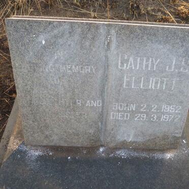 ELLIOTT Cathy J.S. 1952-1972