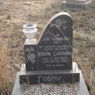 FOURIE Wilhelm Lodewikus 1888-1968