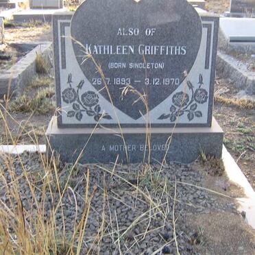 GRIFFITHS Kathleen nee SINGLETON 1893-1970