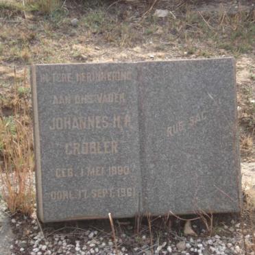 GROBLER Johannes H.? 1880-1961