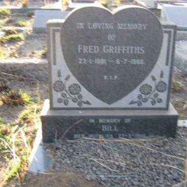 GRIFFITHS Fred 1881-19?? :: GRIFFITHS Bill ??-??