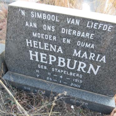 HEPBURN Helena Maria nee STAPELBERG 1915-2001
