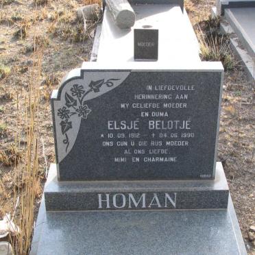 HOMAN Elsjé Belotjé 1912-1990