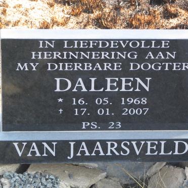 JAARSVELD Daleen, van 1968-2007