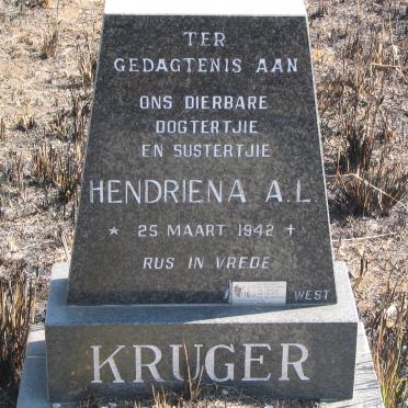 KRUGER Hendriena A.L. 1942-1942 