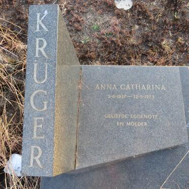 KRUGER Anna Catharina 1927-1973