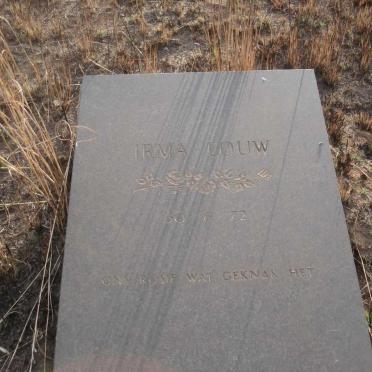 LOUW Irma 1972-1972