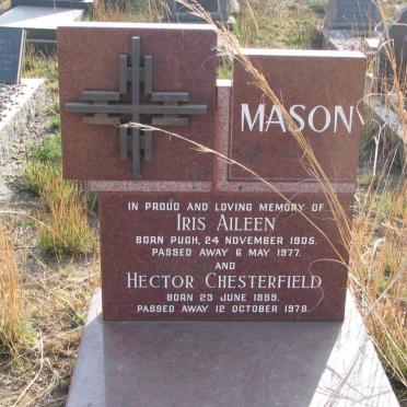 MASON Hector Chesterfield 1889-1978 &amp; Iris Aileen PUGH 1905-1977