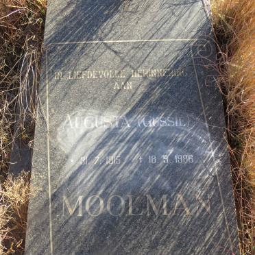 MOOLMAN Augusta 1915-1986