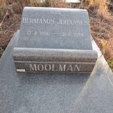 MOOLMAN Hermanus Johannes 1896-1994