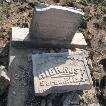 MARX Sarha Elizabeth nee J.V. RENSBURG -1922