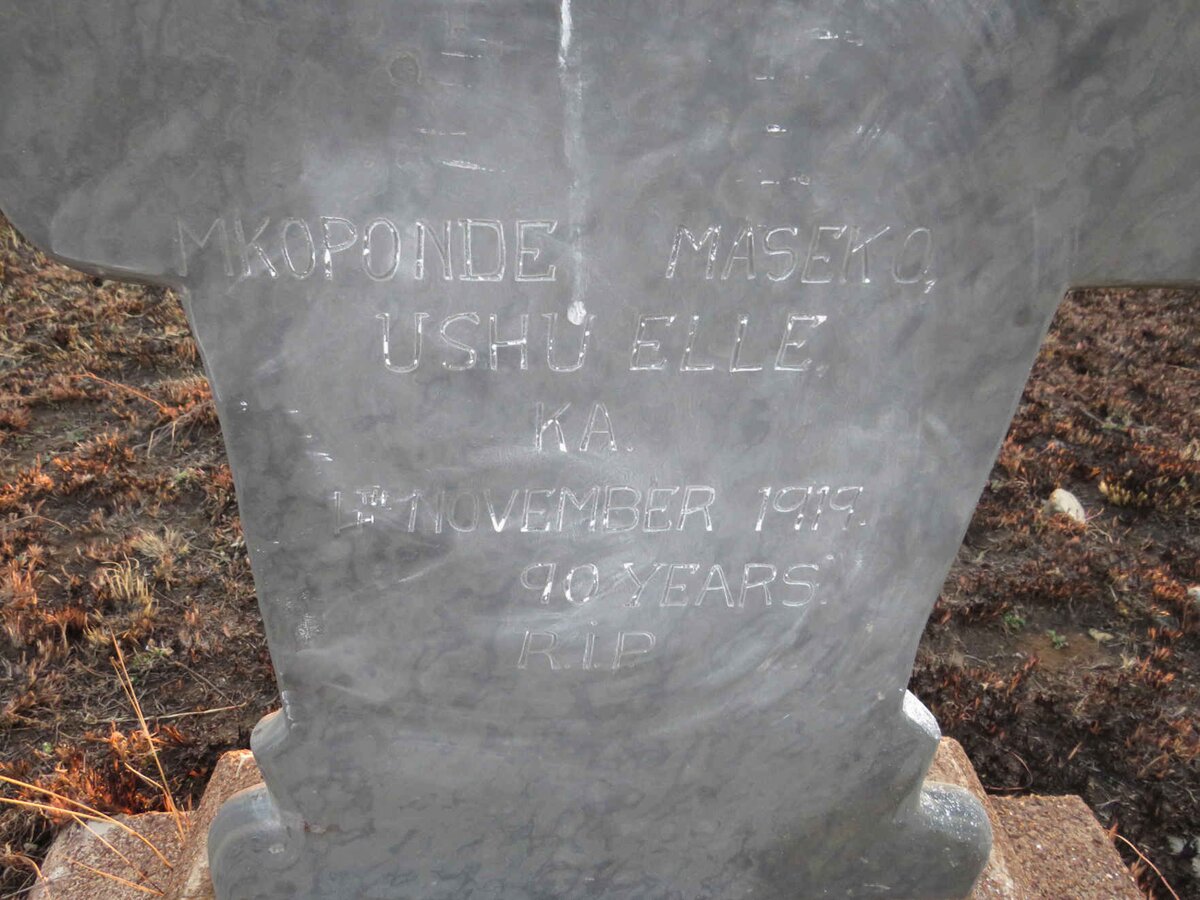 MKOPONDE Maseka Ushu Elle -1915