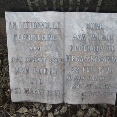ROODT Dan 1921-1941