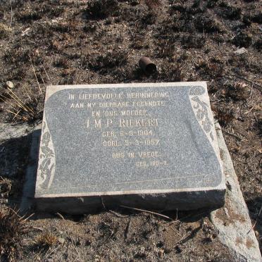 RIEKERT J.M.P. 1904-1957