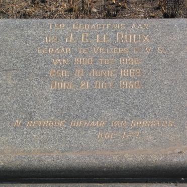 ROUX J.G., le 1868-1950