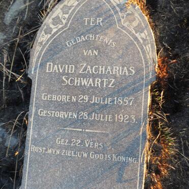 SCHWARTZ David Zacharias 1857-1923