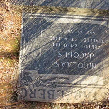 STAPELBERG Nicolaas Jacobus 1911-1985