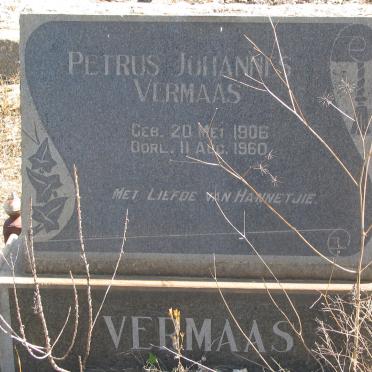 VERMAAS Petrus Johannes 1906-1960