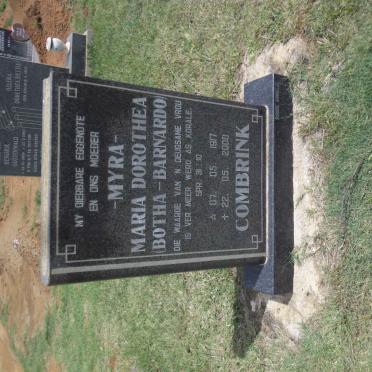 COMBRINK Maria Dorothea nee BOTHA-BARNARDO 1917-2000