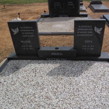 NEETHLING Manie 1902-1975 &amp; Sina 1914-2006