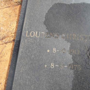 RENSBURG Lourens Christian, Janse van 1913-1975 &amp; Naomi KRUGER 1910-1995