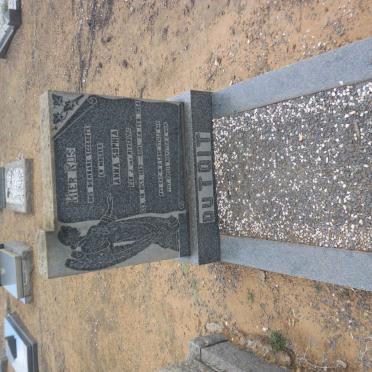 TOIT Anna Sophia, du nee J. VAN RENSBURG 1883-1954
