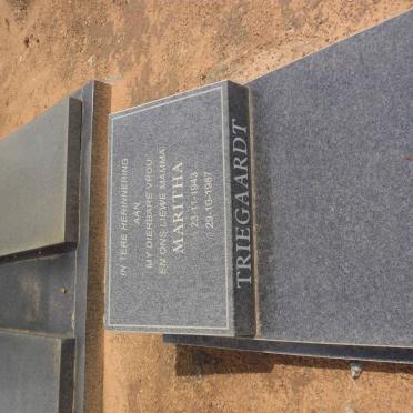 TRIEGAARDT Maritha 1943-1987