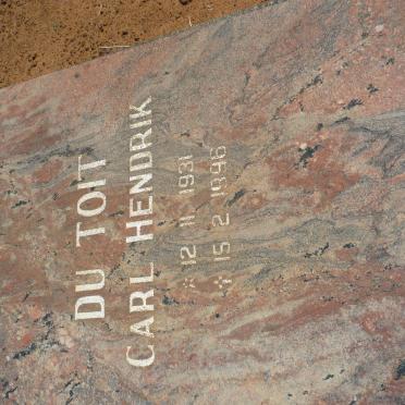 TOIT Carl Hendrik, du 1931-1996
