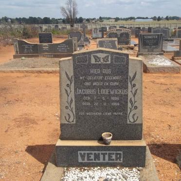 VENTER Johannes Lodewickus 1896-1964