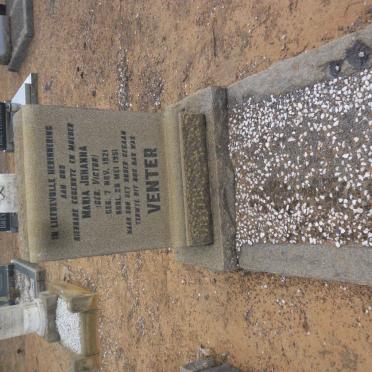 VENTER Maria Johanna nee VICTOR 1921-1951