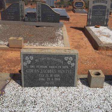 ZYL Gideon Jacobus, van 1904-1984