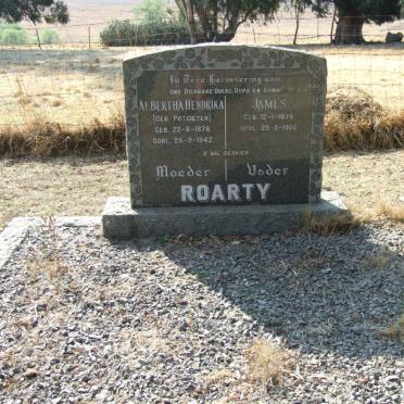 ROARTY James 1876-1958 &amp; Albertha Hendrika POTGIETER 1878-1942