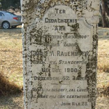 RADEMEYER Carl F.A. -1900