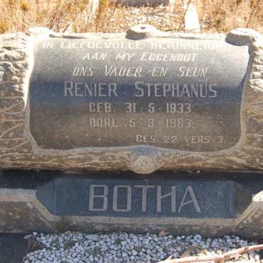 BOTHA Renier Stephanus 1933-1983