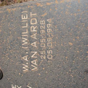 AARDT W.A., van 1928-1994