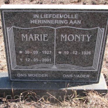 GOLDSCHAGG Monty 1926- &amp; Marie 1927-2001