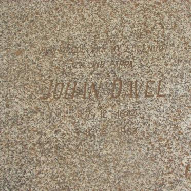 DAVEL Johan 1944-1984