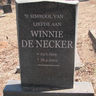 NECKER Winnie, de 1919-2002