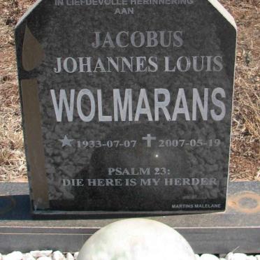 WOLMARANS Jacobus Johannes Louis 1933-2007
