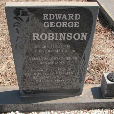 ROBINSON Edward George 1934-1980