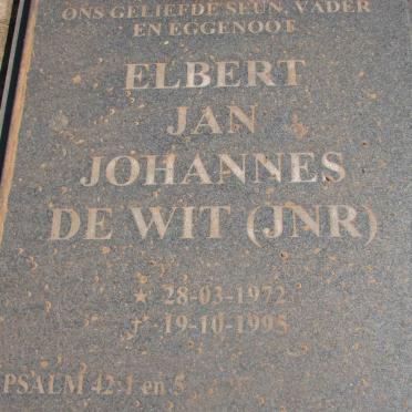 WIT Elbert Jan Johannes, de 1972-1995