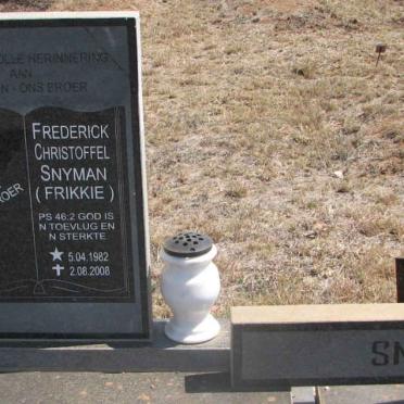 SNYMAN Frederick Christoffel 1982-2008